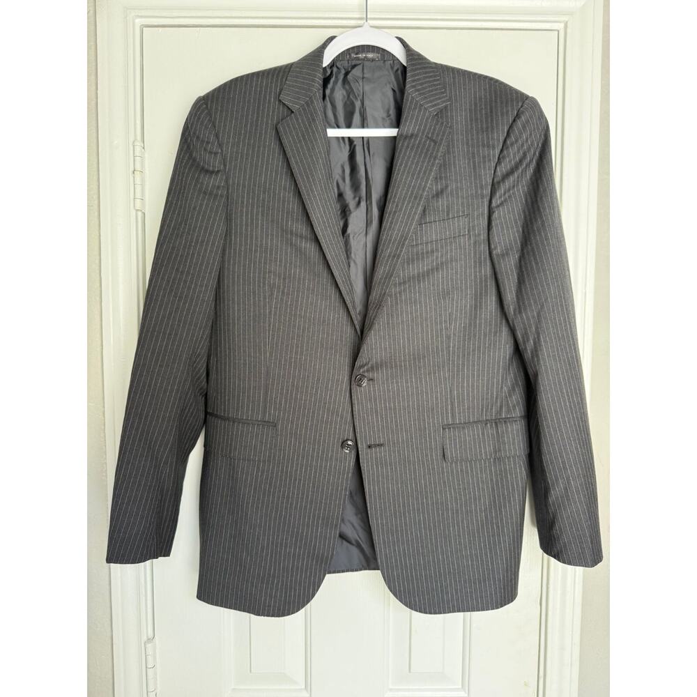 Black label Ralph Lauren Gray Pinstriped Blazer - Size 40R